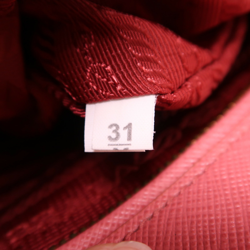 PRADA 牛皮皮革2 Way Shoulder金扣手挽肩背兩用袋-6