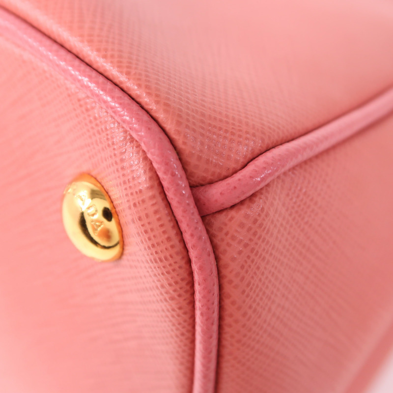 PRADA 牛皮皮革2 Way Shoulder金扣手挽肩背兩用袋-10