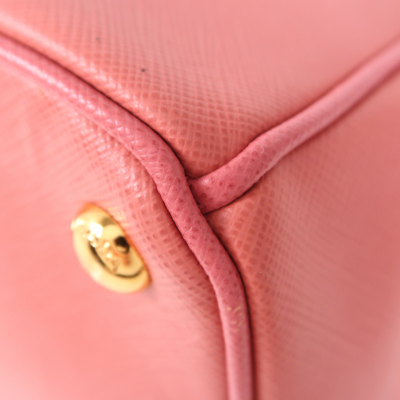 PRADA 牛皮皮革2 Way Shoulder金扣手挽肩背兩用袋-12