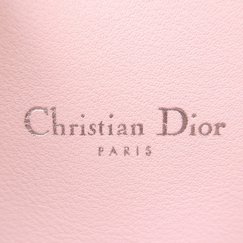 Dior 牛皮皮革WOC銀扣鏈帶肩背袋-5