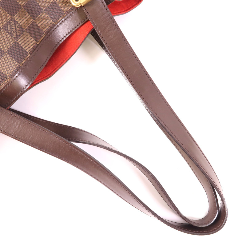 LOUIS VUITTON Damier Hampstead MM金扣手挽袋-7