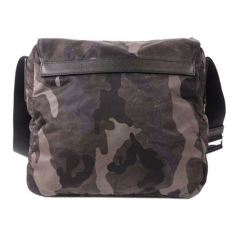 PRADA 尼龍Shoulder Bag銀扣肩背袋-1