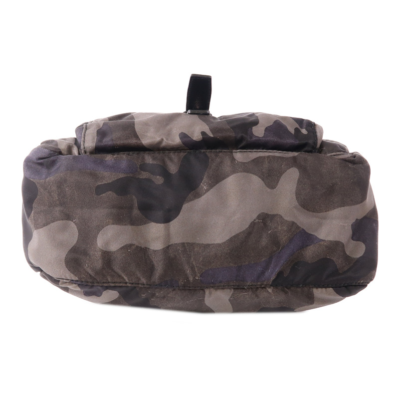 PRADA 尼龍Shoulder Bag銀扣肩背袋-3
