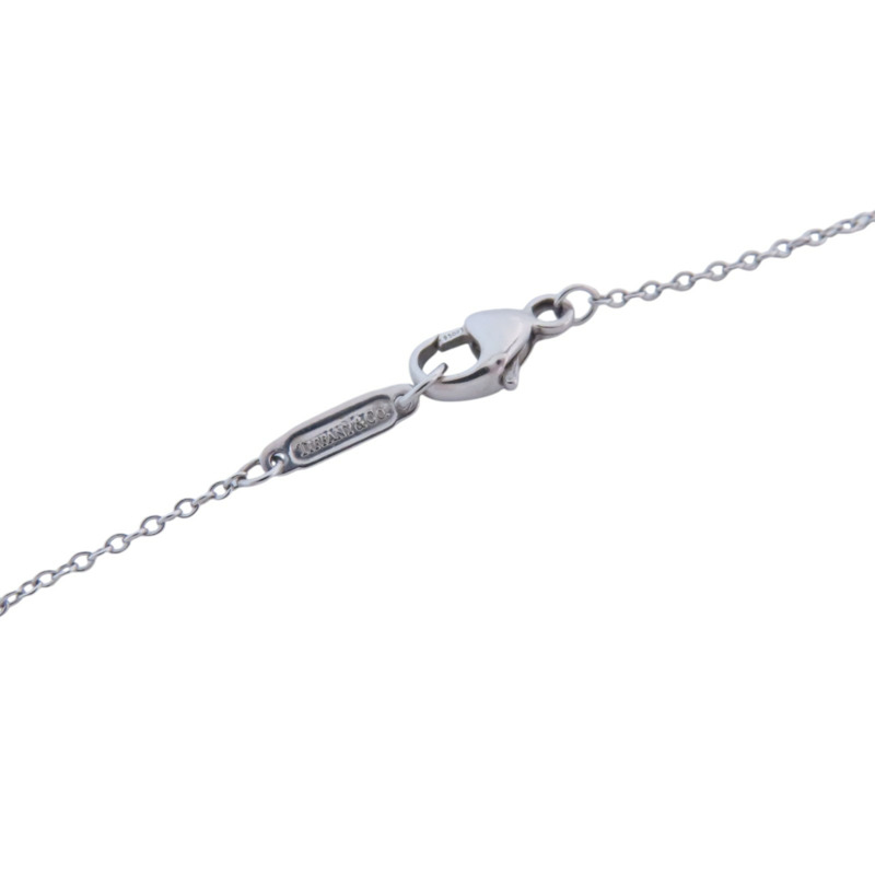 TIFFANY&CO PT950鉑金Baguette Jazz Drop Diamond Necklace鑽石項鏈-6