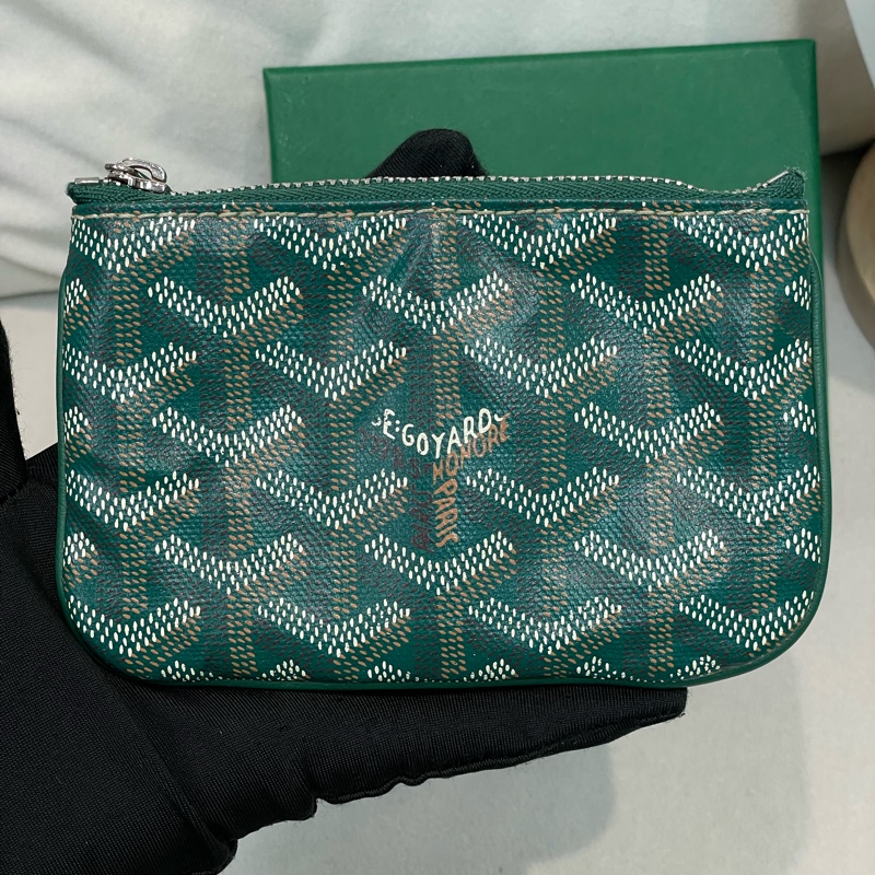 GOYARD 綠色零錢鑰匙包 I483NY-1