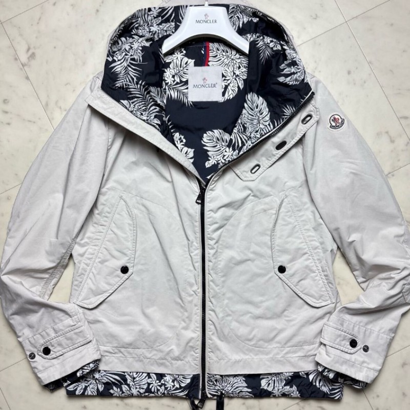 MONCLER #風衣#防風外套#象牙白色#1碼#正品-1