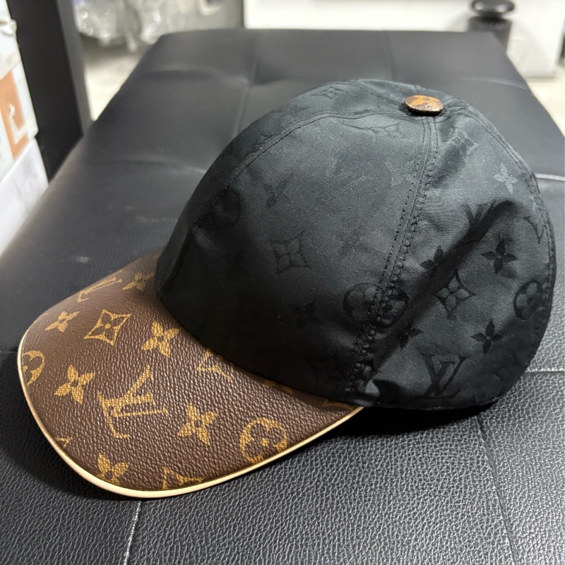 Louis Vuitton 黑老花拼接Dad Hat-1