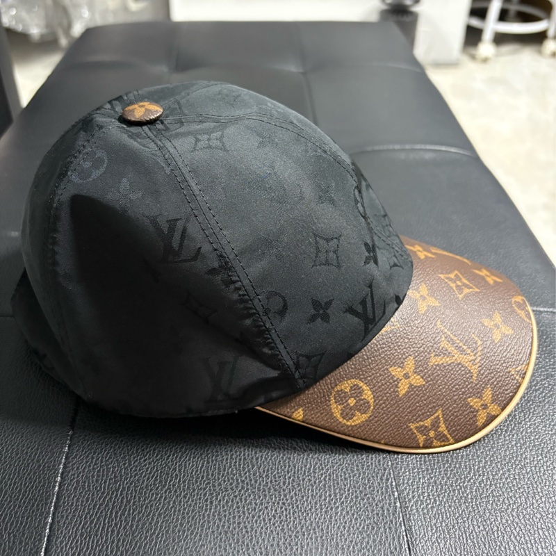 Louis Vuitton 黑老花拼接Dad Hat-2