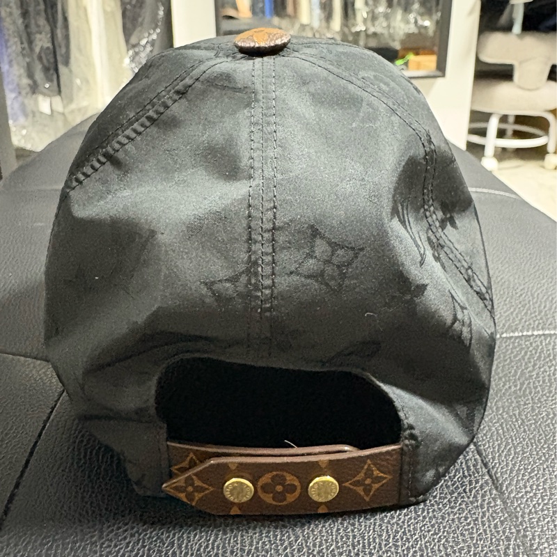 Louis Vuitton 黑老花拼接Dad Hat-3