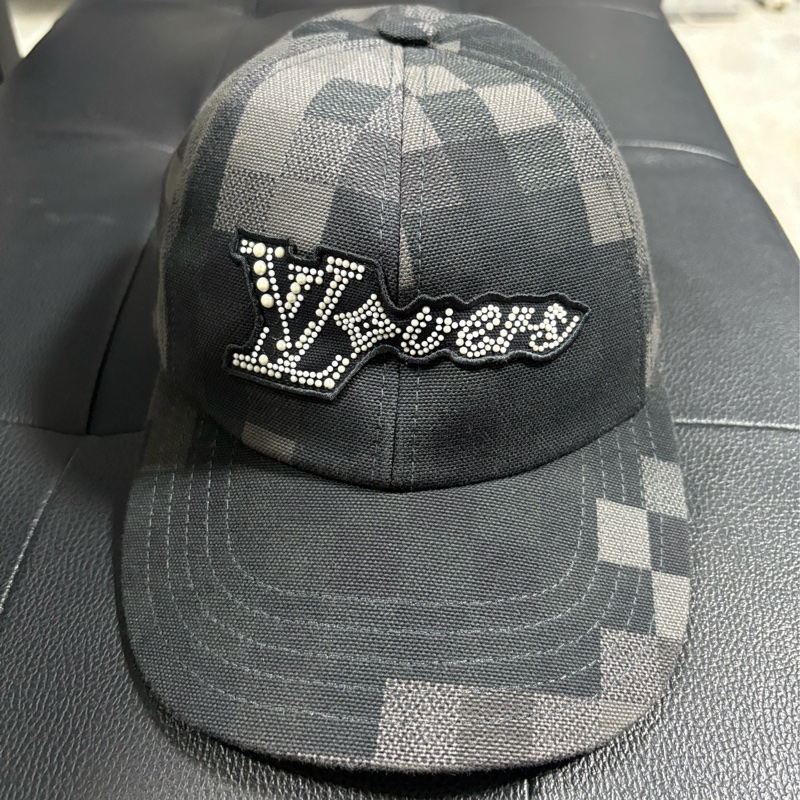 Louis Vuitton 珍珠Lovers Pixel棋盤格Dad Hat-0