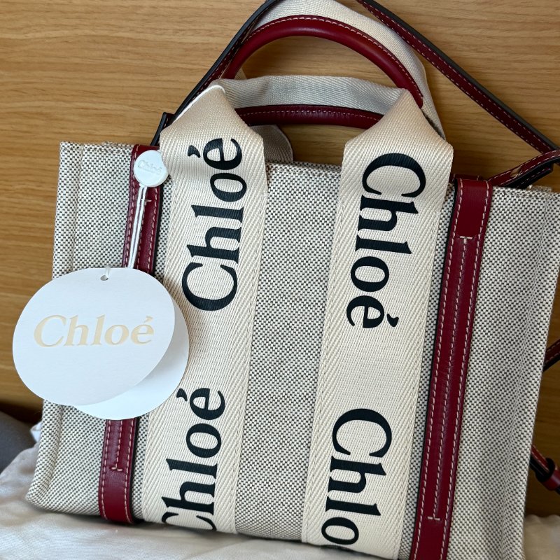 全新 Chloe SMALL WOODY 托特包-0