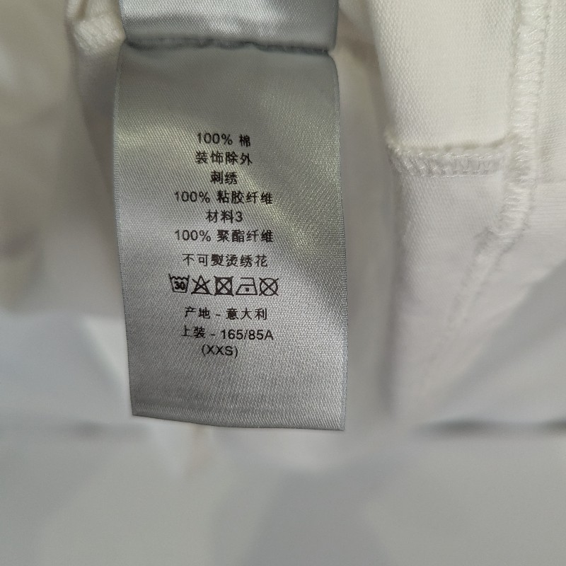 莉亞精品♡Dior 玫瑰花植絨短袖 XXS 二手美品-4