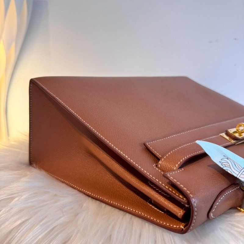 HERMES Kelly32 金棕色-4