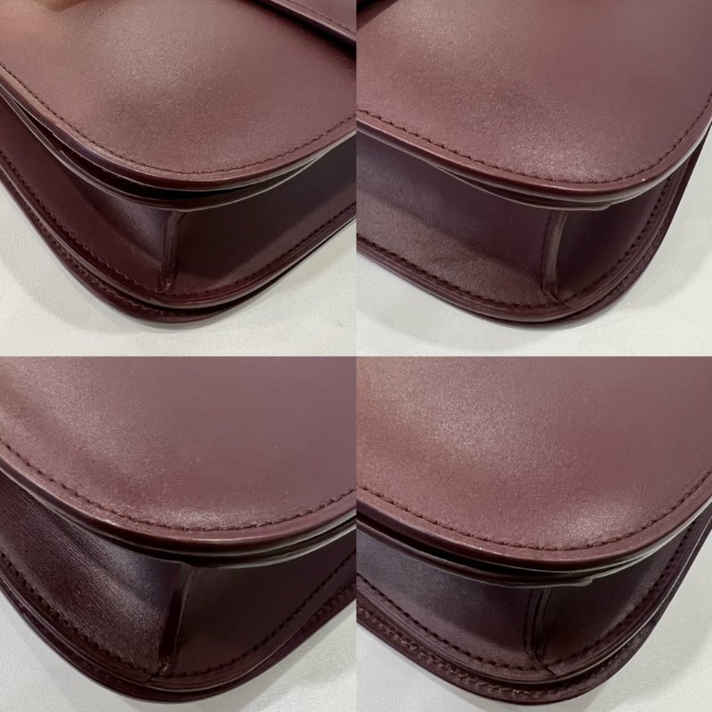 CELINE 酒紅BOX 中號-8