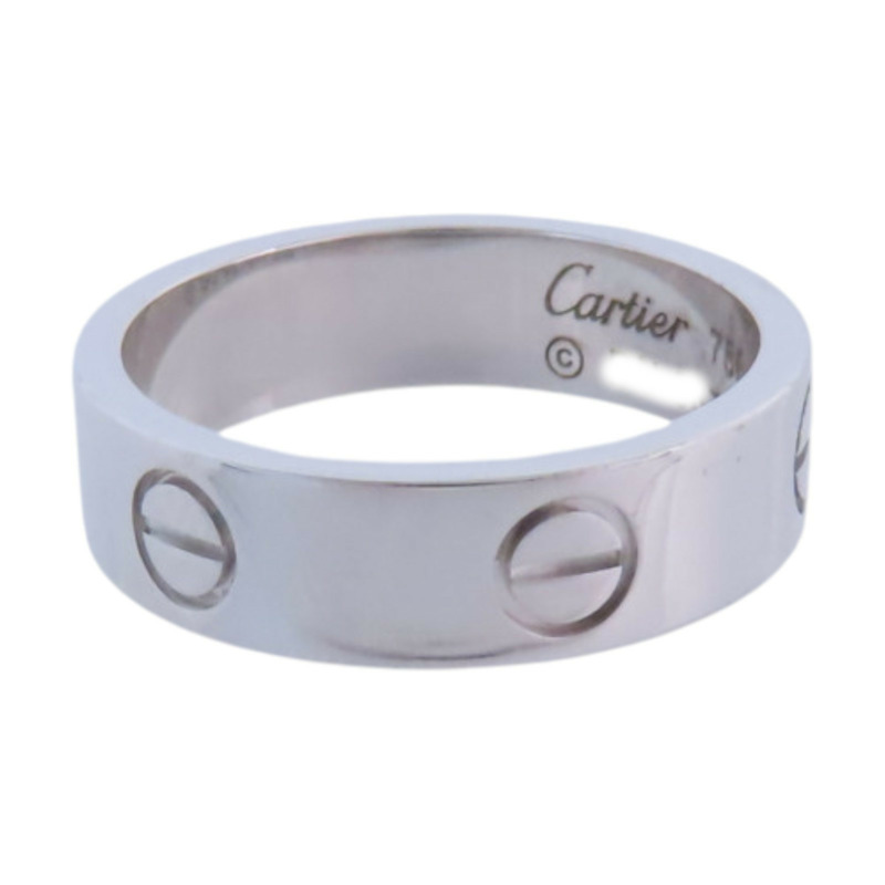 CARTIER 18K白金Love Ring戒指#58/US#7.25-2
