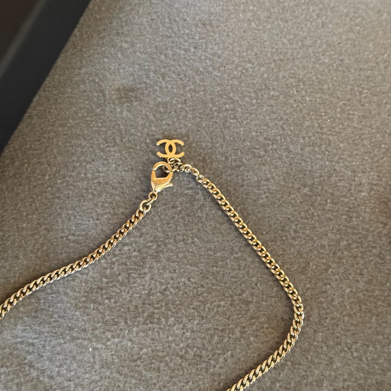 全新 Chanel 24P 半鑽項鍊 可調節-5