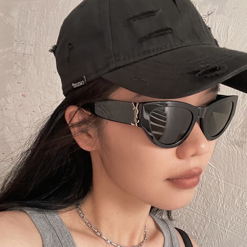 YSL 聖羅蘭 墨鏡 貓眼太陽眼鏡M94-15