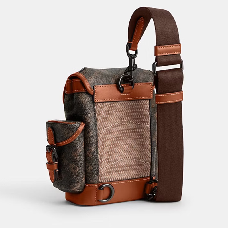 Coach HITCH 13 馬車主題圖案印花後背包-1