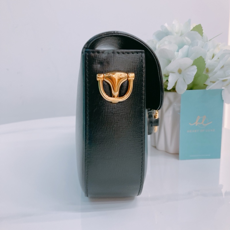 MS0300 GUCCI 嗰時小號經典馬鞍扣雙肩帶包包HORSEBIT 1955 SMALL SHOULDER BAG CALFSKIN-3