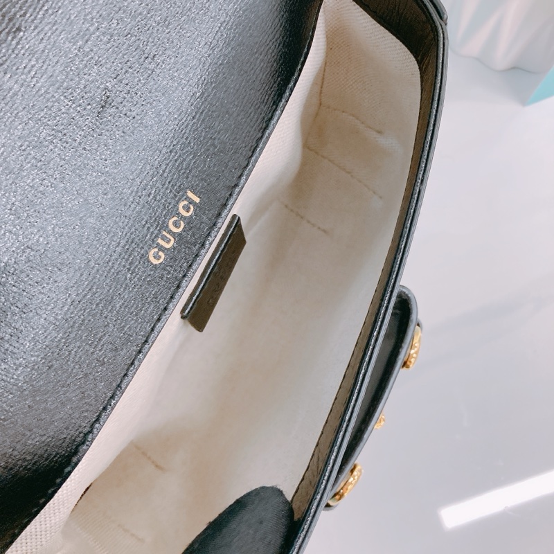 MS0300 GUCCI 嗰時小號經典馬鞍扣雙肩帶包包HORSEBIT 1955 SMALL SHOULDER BAG CALFSKIN-25