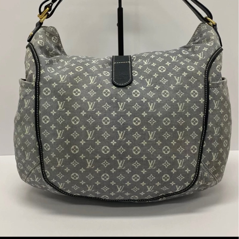 Louis Vuitton/路易威登 中古灰牛仔單寧  33*30*9-2