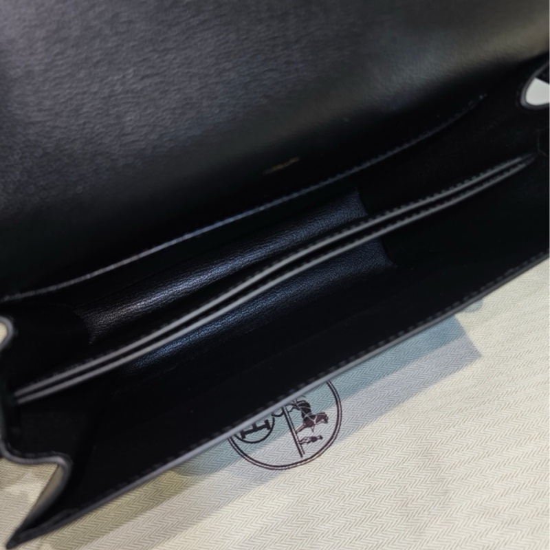 HERMES Roulis黑金猪鼻子 allegretto 牛皮89黑色 刻印Y刻-11