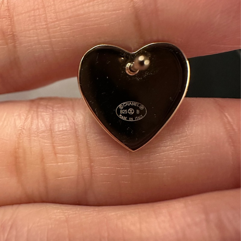 Chanel 25B 愛心耳環-6