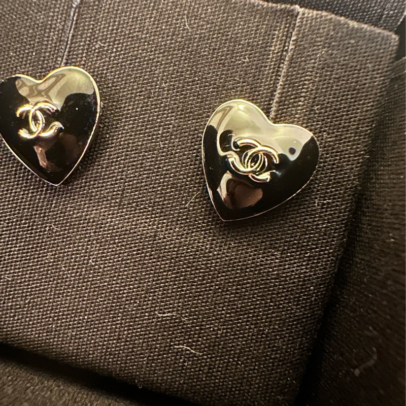 Chanel 25B 愛心耳環-8