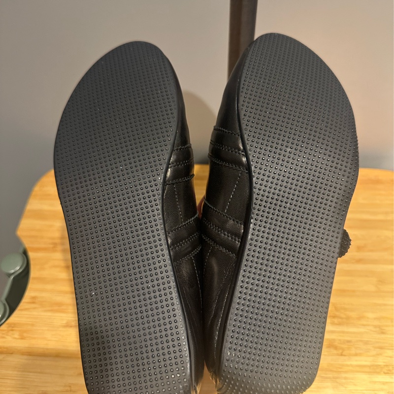 BALLY黑色皮革休閒鞋-4