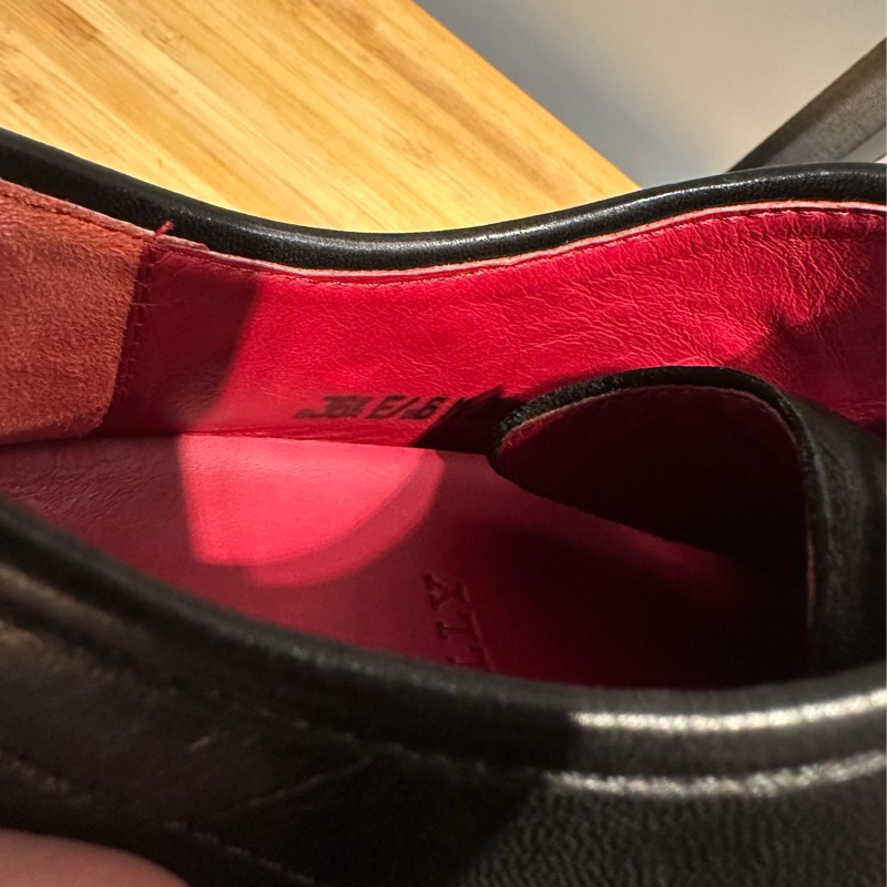 BALLY黑色皮革休閒鞋-8