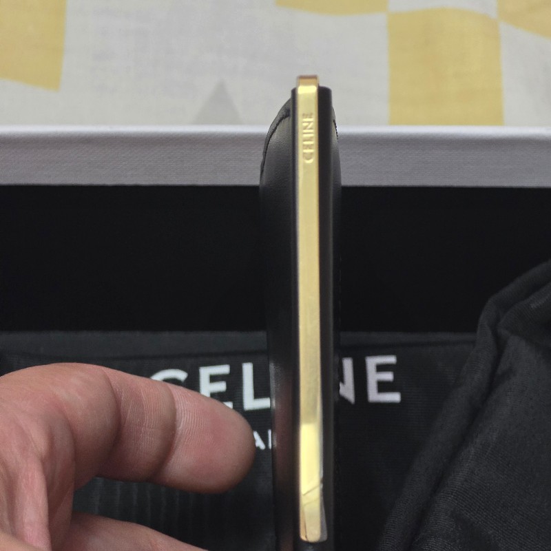 CELINE 緞面小牛皮錢包 16 (Cèze),附零錢包-14