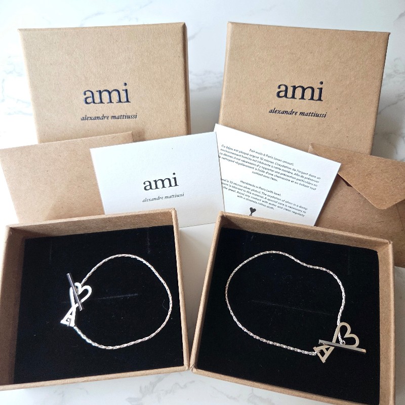 AMI Paris Ami de Coeur 經典手鍊-17cm-2