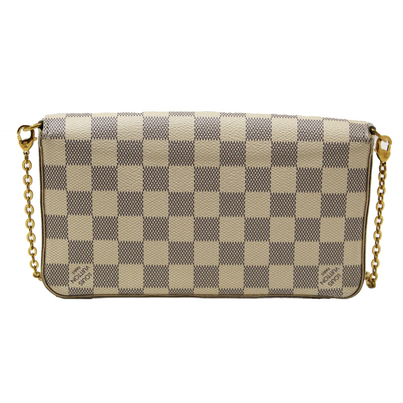 Louis Vuitton Damier Azur Felicie Pochette Crossbody Bag-3