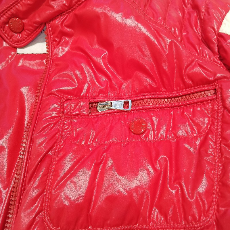 MONCLER #羽絨外套#防風外套#紅白色#3碼#正品-2