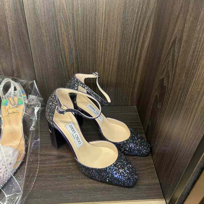 Jimmychoo 高跟鞋 36號 全新僅試穿痕跡-4