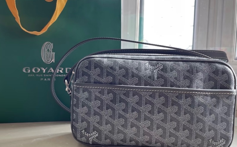 Goyard 灰色相機包 極新2手 配件齊全-7