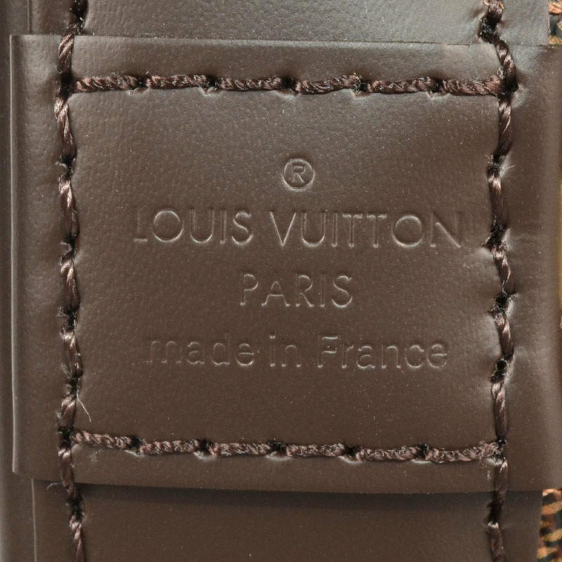 Louis Vuitton Alma BB 手提包 Damier Ebene 皮革 N41221 棕色 RFID（IC 晶片）內置-5