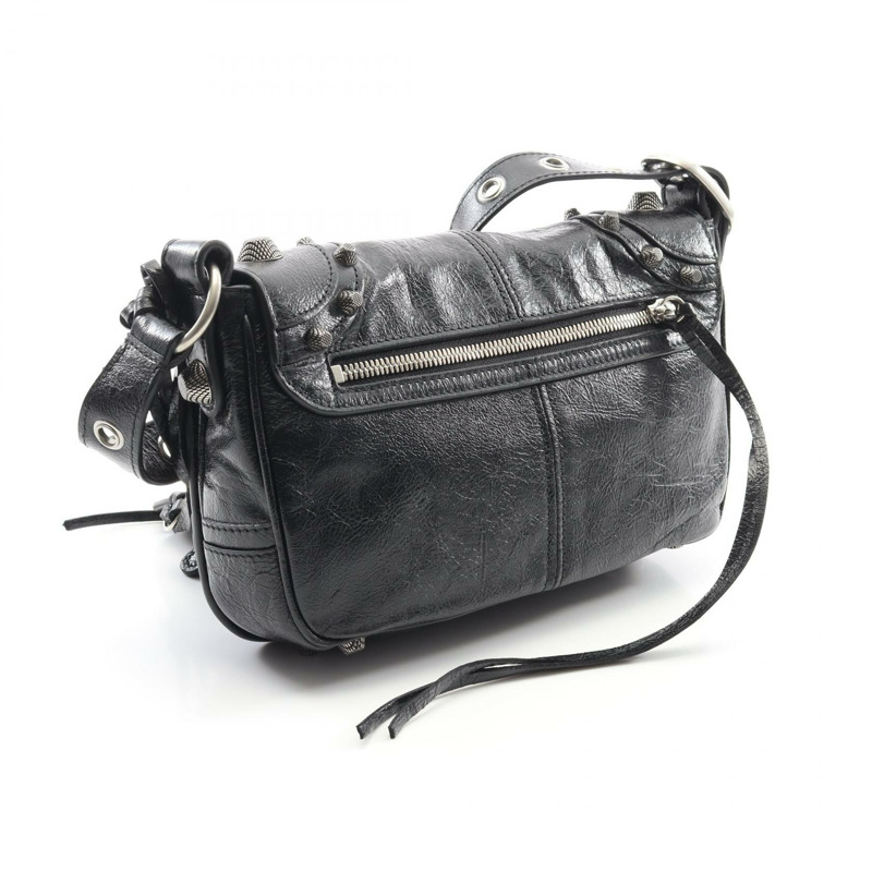 BALENCIAGA LE CAGOLE 單肩包 719082210KR1000 皮革 黑色 全新 女款-1