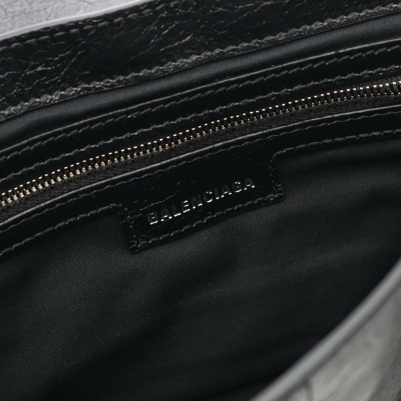 BALENCIAGA LE CAGOLE 單肩包 719082210KR1000 皮革 黑色 全新 女款-3
