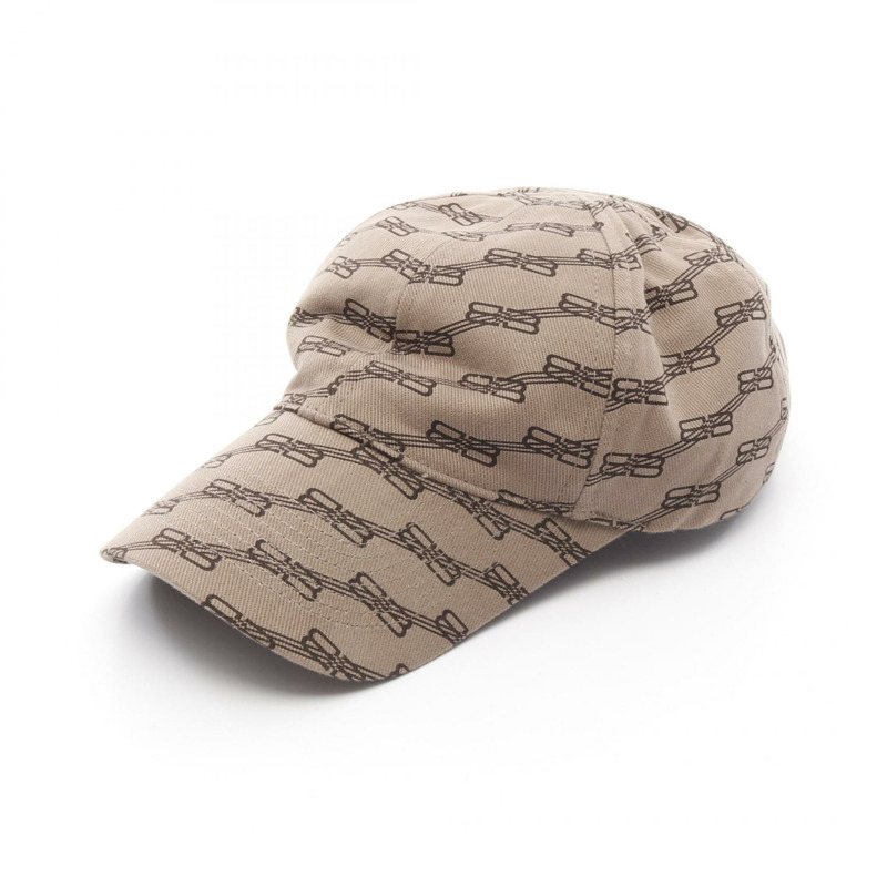 BALENCIAGA BBMonogram棒球帽 704104410B29764 棉 米色 全新 男女通用-0