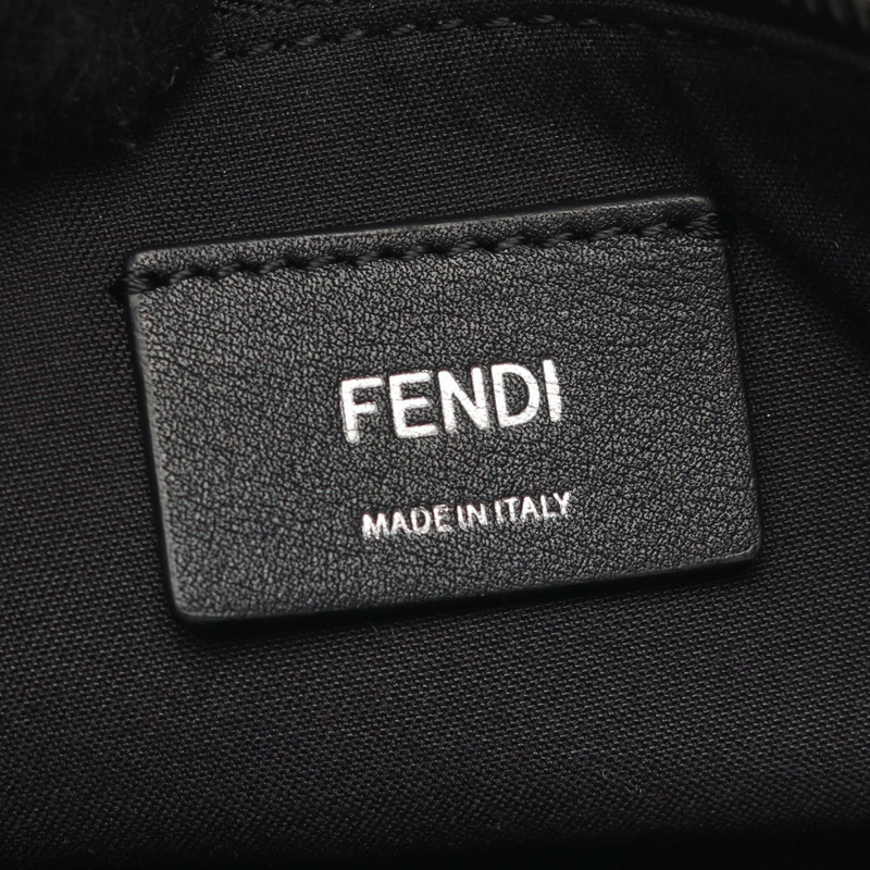 FENDI BY THE WAY 中型單肩包 8BL1461D5F0GXN 皮革 黑色 全新 女士-3