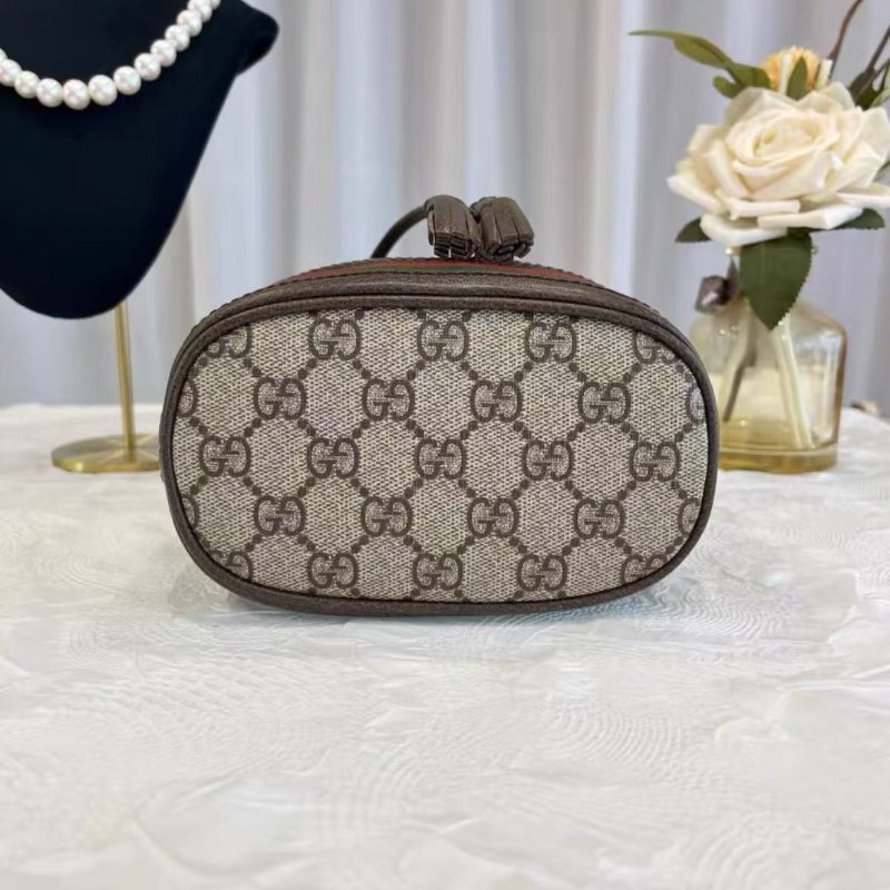 Gucci Ophidia 老花mini水桶包 99新 15.5*19*9 配件塵袋-4