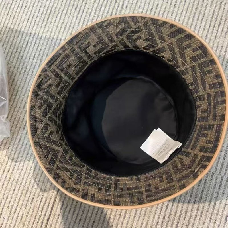 Fendi FF老花漁夫帽 男女同款 棕色 Size: M L 全新 配件塵袋-2