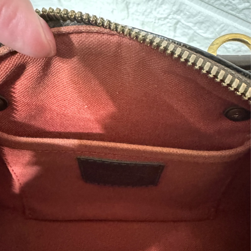 Lv LOUIS VUITTON MINI RIBERA N41436棋盤格小元寶手提包-2