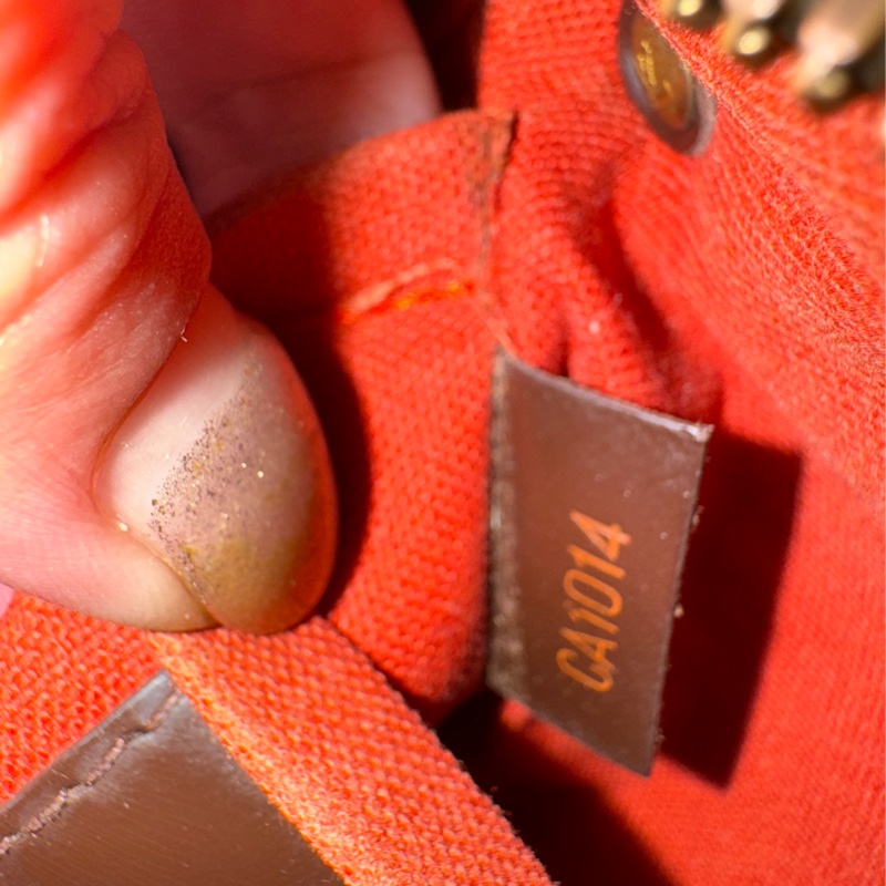 Lv LOUIS VUITTON MINI RIBERA N41436棋盤格小元寶手提包-4