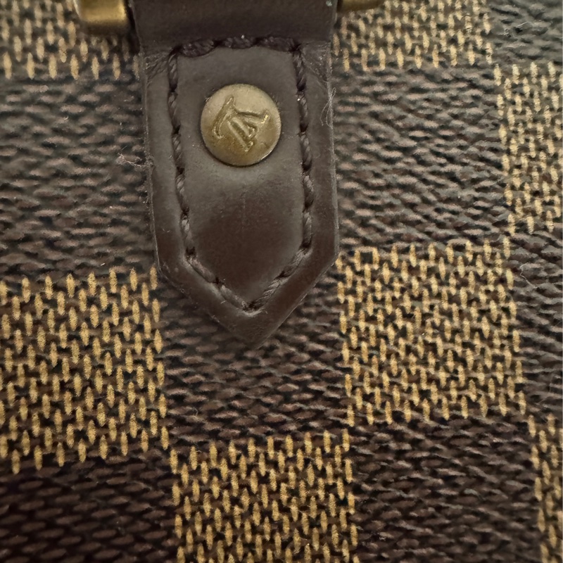 Lv LOUIS VUITTON MINI RIBERA N41436棋盤格小元寶手提包-11