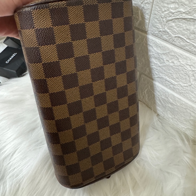 Lv LOUIS VUITTON MINI RIBERA N41436棋盤格小元寶手提包-14