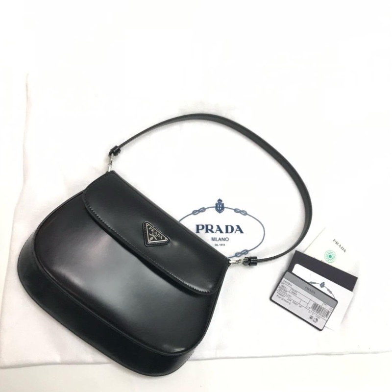 Prada cleo flap bag black-0