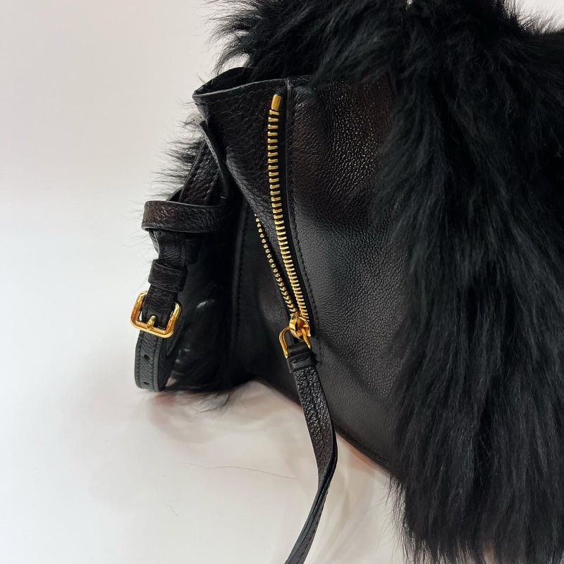 Prada Fur bag-4