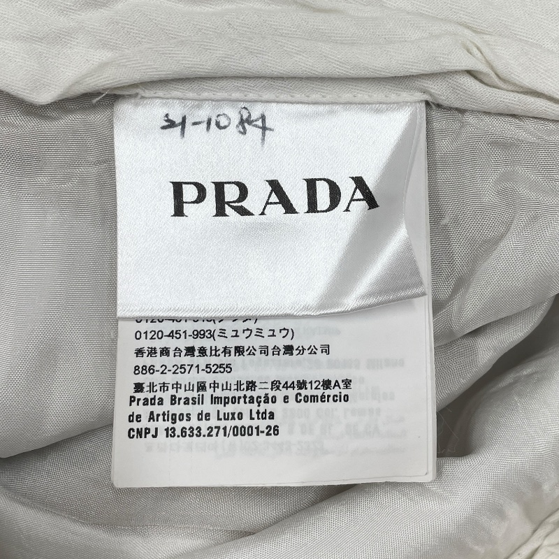 PRADA 普拉達 西裝褲 棉 卡其色-5
